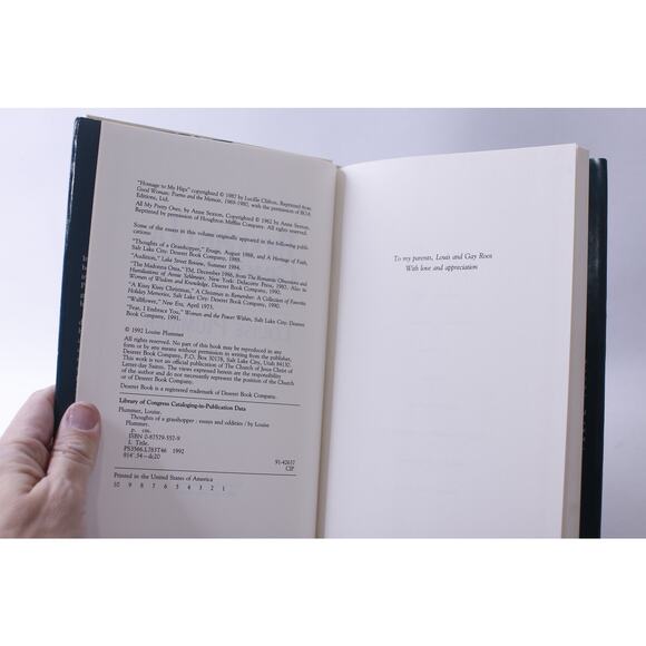 Thoughts of a Grasshopper, Essays and Oddities, Louise Plummer, 1992, - Picture 2 of 2